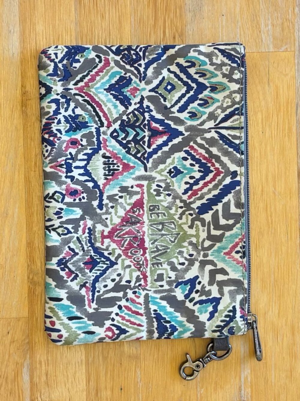 SakRoots Sak Roots Zip Pouch Be Brave